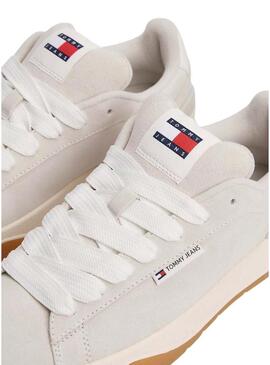 Scarpe da skate grigie Tommy Jeans per donna