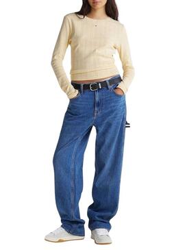 Scarpe da skate grigie Tommy Jeans per donna