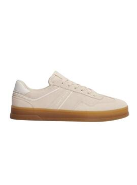 Scarpe Tommy Jeans Greenwich beige per donna