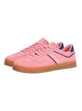 Scarpe Tommy Jeans Greenwich rosa per donna