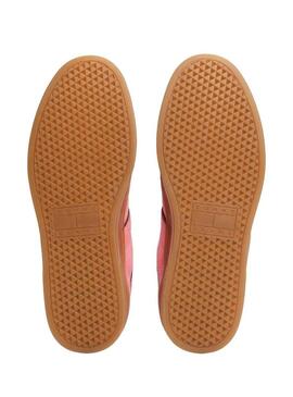 Scarpe Tommy Jeans Greenwich rosa per donna