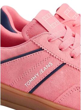 Scarpe Tommy Jeans Greenwich rosa per donna