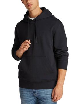 Felpa Calvin Klein Type nera per uomo