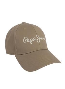 Cappello Pepe Jeans Mallon beige per donna