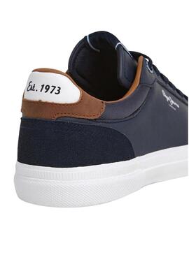 Scarpe Pepe Jeans Kenton Court blu per uomo