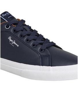 Scarpe Pepe Jeans Kenton Court blu per uomo