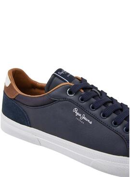 Scarpe Pepe Jeans Kenton Court blu per uomo