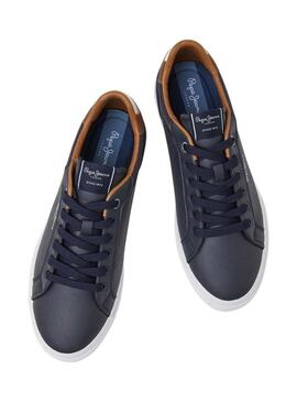 Scarpe Pepe Jeans Kenton Court blu per uomo