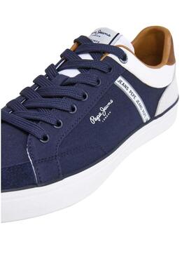 Sneakers Pepe Jeans Kenton blu scuro per uomo