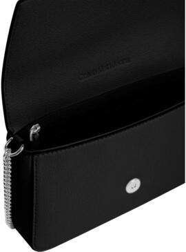 Borsa Calvin Klein Jeans Minimal monogram nera per donna
