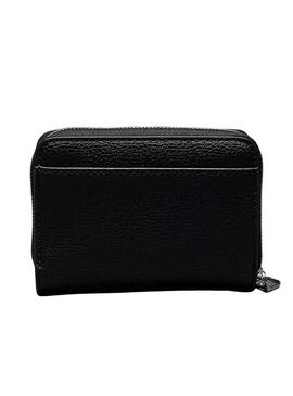 Portafoglio Calvin Klein Jeans Emblem nero per donna.