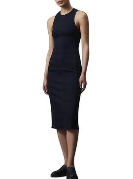Abito di jeans Calvin Klein Long Column per donna