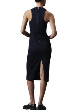 Abito di jeans Calvin Klein Long Column per donna