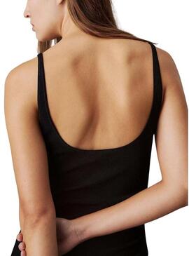 Abito Calvin Klein Jeans Rayon nero per donna