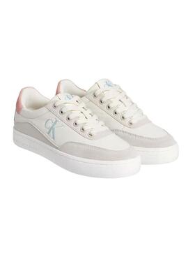 Scarpe Calvin Klein Jeans Classic Cupsole bianche per donna