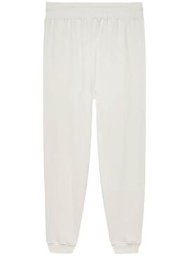 Pantaloni Tommy Jeans Patch Terry beige per uomo