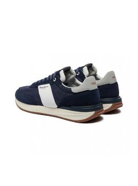 Sneakers Pepe Jeans Buster blu per uomo