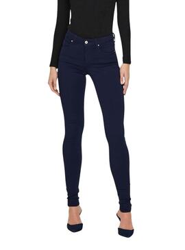 Pantaloni Only Blush blu per donna