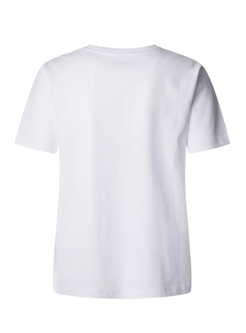 Maglietta Pepe Jeans Roxane bianca per donna