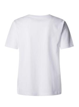 Maglietta Pepe Jeans Roxane bianca per donna