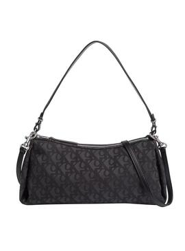 Borsa Calvin Klein Monogram nera per donna
