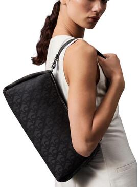 Borsa Calvin Klein Monogram nera per donna