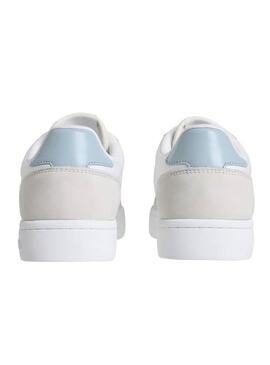 Sneakers Calvin Klein Cupsole Mix bianche da donna.