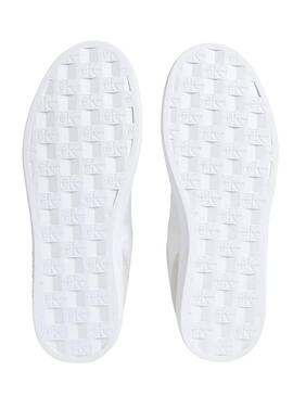 Sneakers Calvin Klein Cupsole Mix bianche da donna.