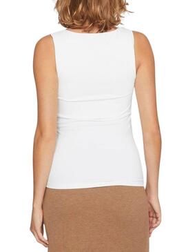 Top Vila Kenza bianco per donna