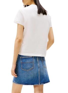 Maglietta Tommy Jeans Reg bianca per donna