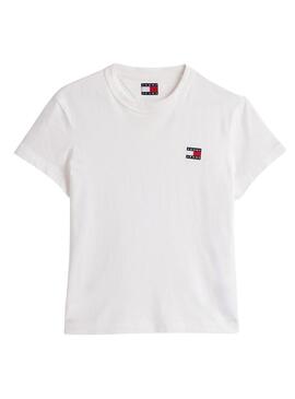 Maglietta Tommy Jeans Reg bianca per donna