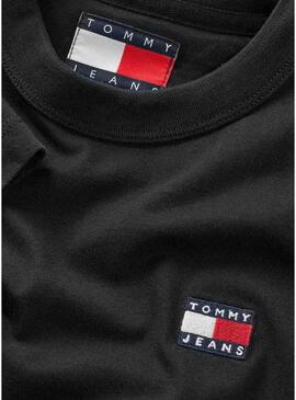 Maglietta Tommy jeans Reg nera per donna