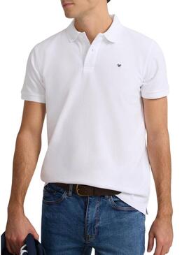 Polo Silbon basic bianco per uomo.
