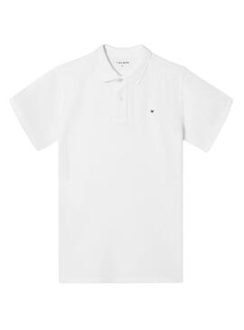 Polo Silbon basic bianco per uomo.