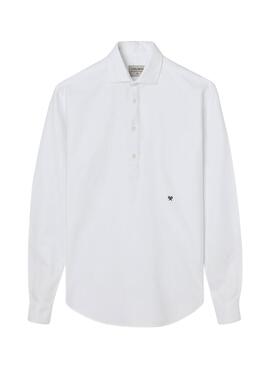 Maglietta Silbon oxford bianca per uomo