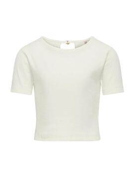 Top Only Kids bianco Grene solo per ragazze