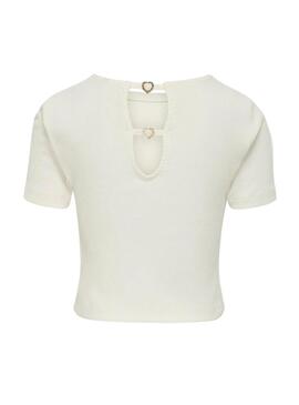 Top Only Kids bianco Grene solo per ragazze