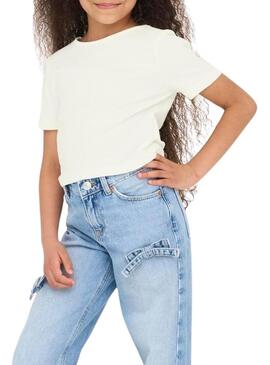 Top Only Kids bianco Grene solo per ragazze