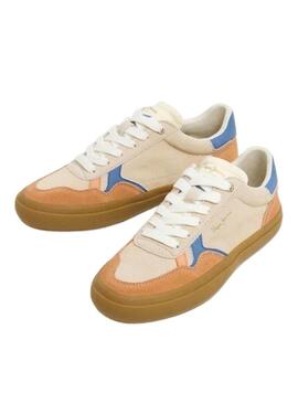 Scarpe Pepe Jeans Travis City beige per donna.