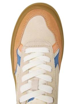 Scarpe Pepe Jeans Travis City beige per donna.