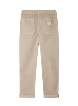 Pantaloni Pepe Jeans Junior beige per bambino.