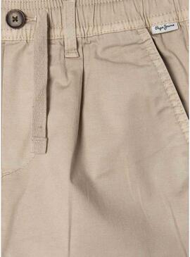 Pantaloni Pepe Jeans Junior beige per bambino.