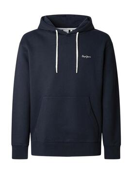 Felpa Pepe Jeans Essential blu scuro per uomo