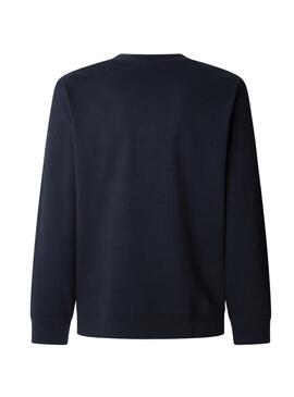 Felpa Pepe Jeans Duke blu scuro per uomo