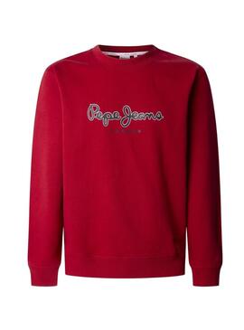 Felpa Pepe Jeans Duke rossa per uomo