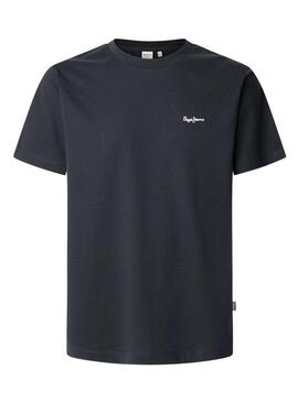 Maglietta Pepe Jeans Black Clag blu scuro per uomo