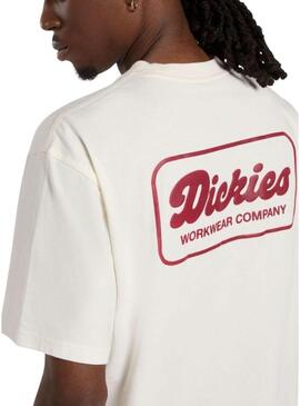 Maglietta Dickies Lewistown beige per uomo