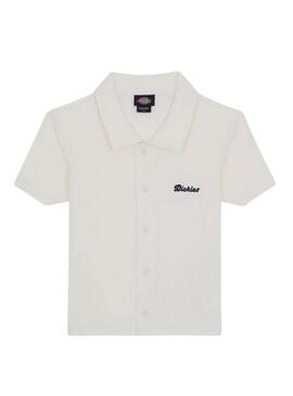 Polo Dickies Tallasse bianco per donna