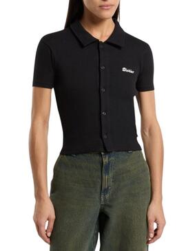 Polo Dickies Tallasse nero da donna.