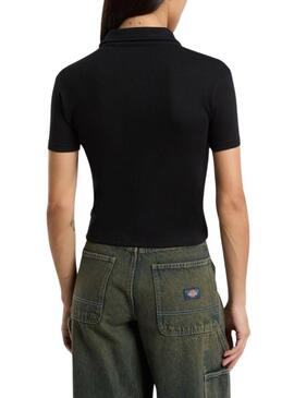Polo Dickies Tallasse nero da donna.